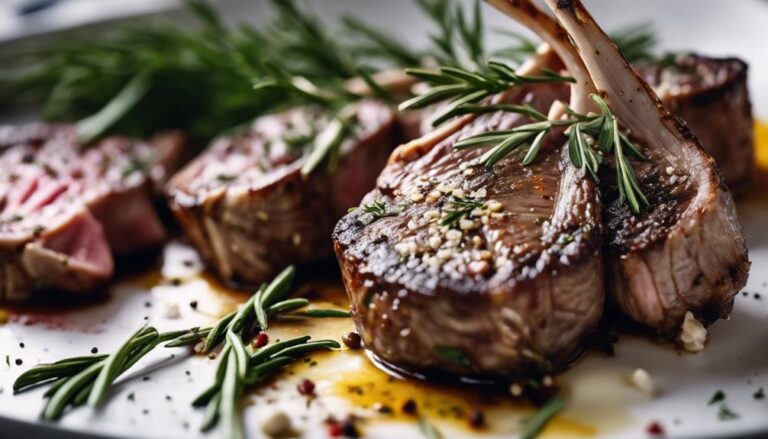 Sous Vide Lamb Chops With Rosemary Garlic