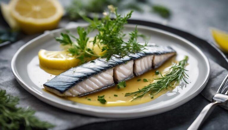 Sous Vide Mackerel With Mustard Vinaigrette