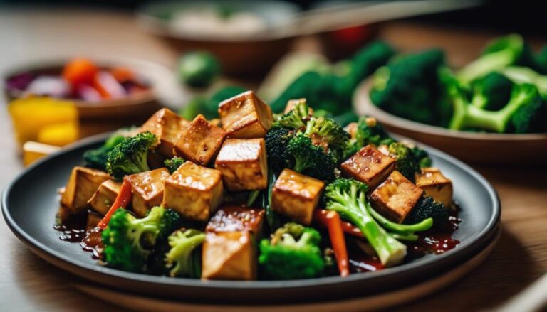 Sous Vide Tofu and Broccoli Stir-fry