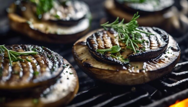 Sous Vide Grilled Portobello Mushrooms