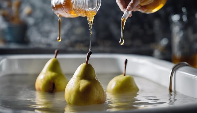 Sous Vide Pears With Honey and Ginger