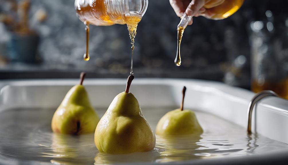 delicious sous vide pears