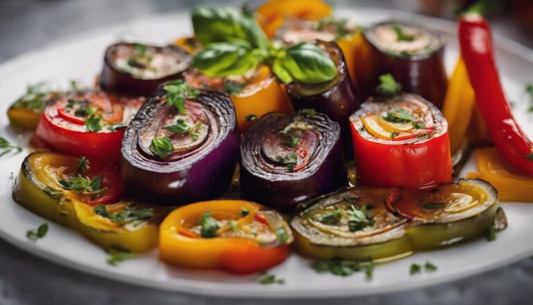 Sous Vide Eggplant and Bell Pepper Ratatouille