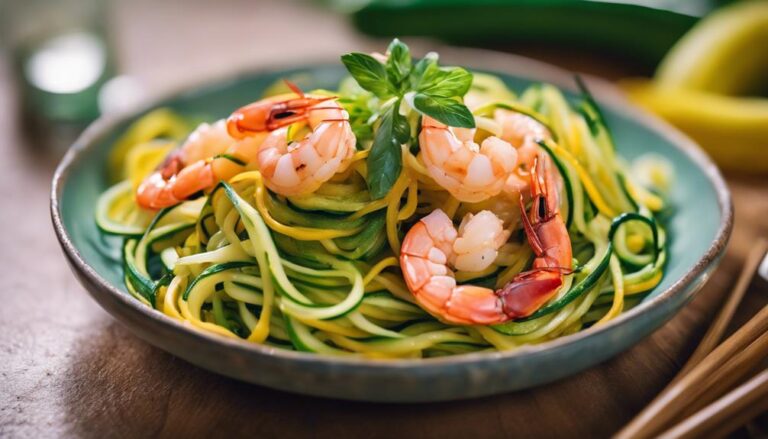 Sous Vide Shrimp and Zucchini Noodles