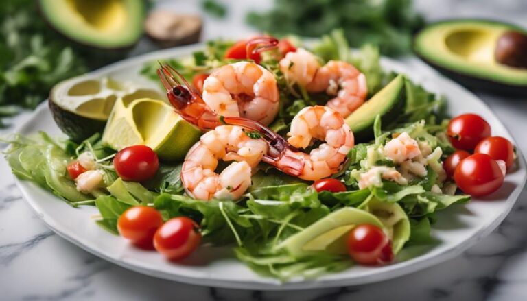 Sous Vide Shrimp and Avocado Salad