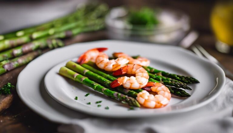 Sous Vide Mediterranean Shrimp and Asparagus