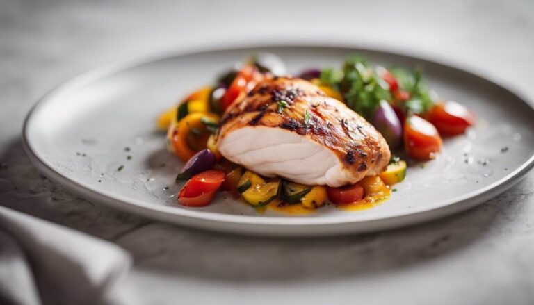 Sous Vide Chicken Breast With Ratatouille