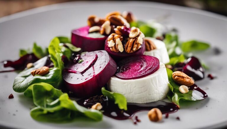 Sous Vide Beet and Goat Cheese Salad