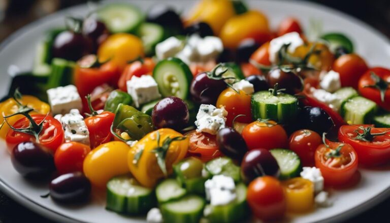 Sous Vide Greek Salad With Light Feta