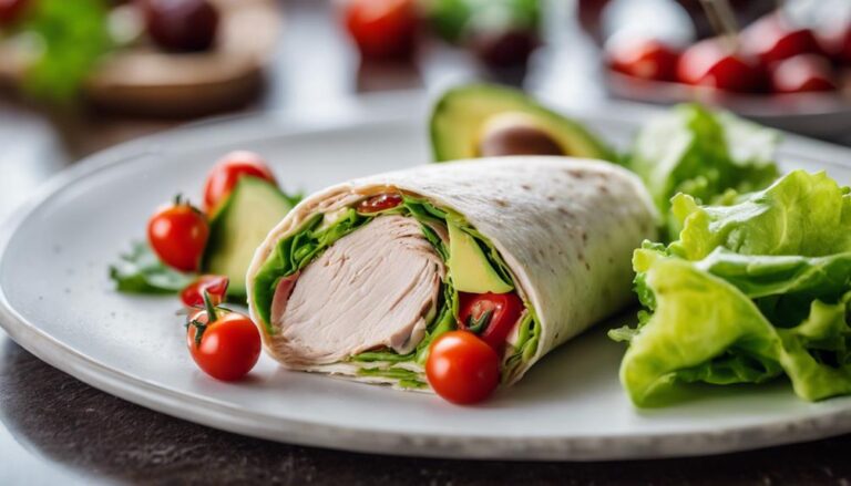 Sous Vide Turkey and Avocado Wraps