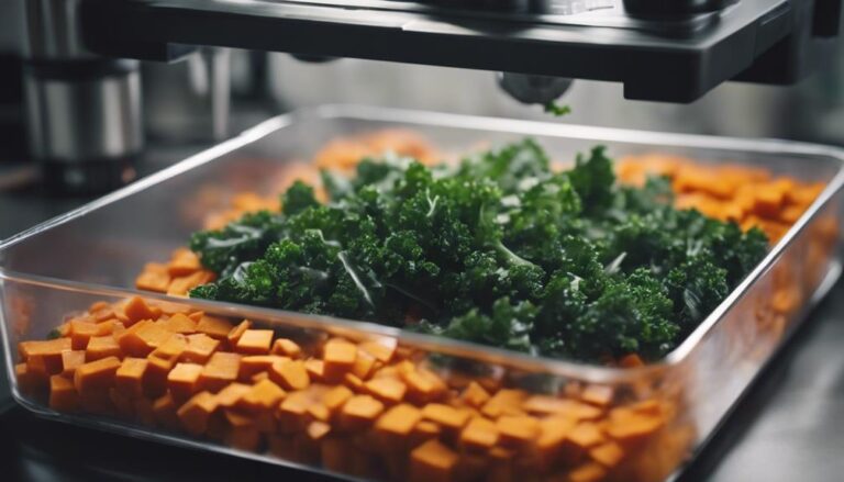 Sous Vide Kale and Sweet Potato Hash