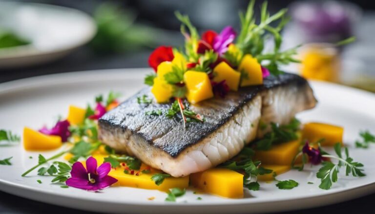 Sous Vide Sea Bass With Mango Salsa