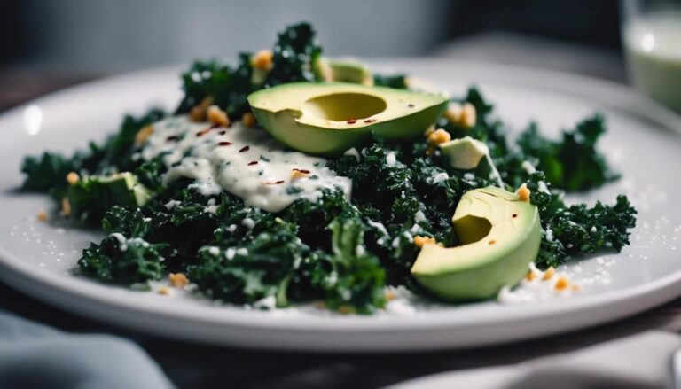 Sous Vide Kale Caesar With Avocado