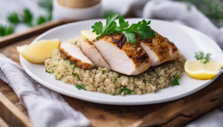 Sous Vide Chicken Breast With Herbed Quinoa