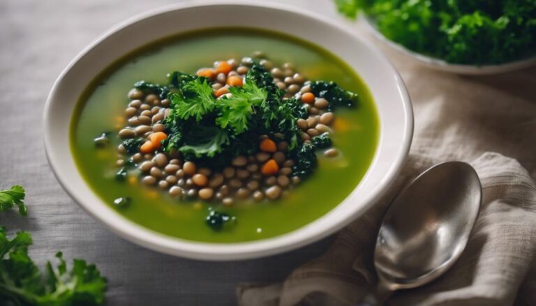 Sous Vide Lentil Soup With Kale