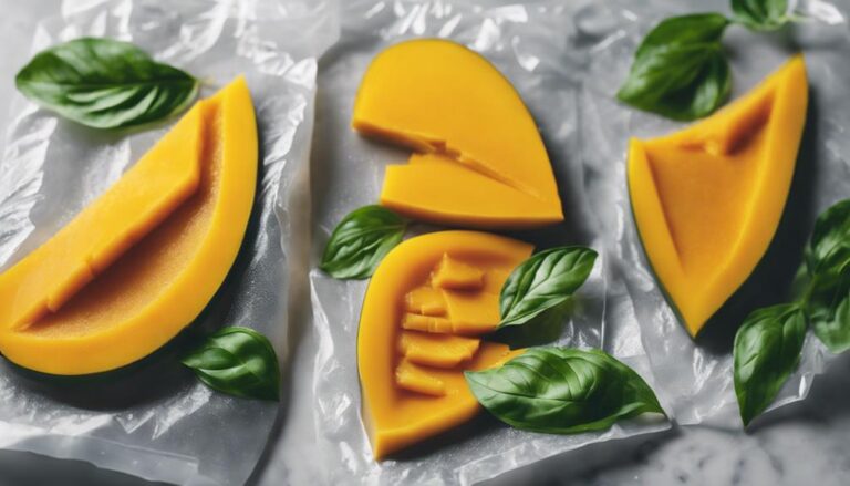 Sous Vide Mango With Basil