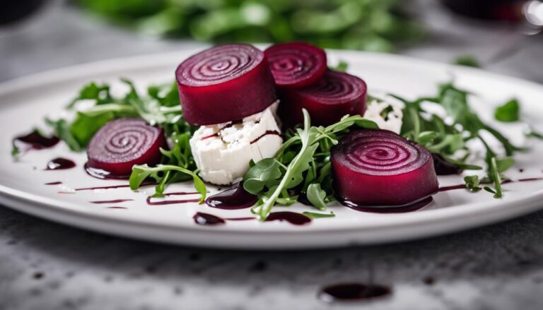 Sous Vide Beet and Goat Cheese Salad