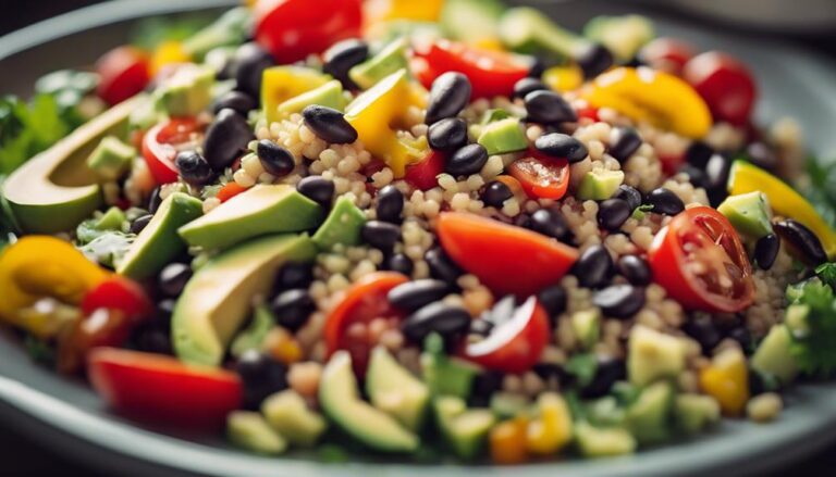 Sous Vide Quinoa Salad With Avocado and Black Beans