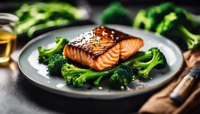 Sous Vide Teriyaki Salmon With Broccoli