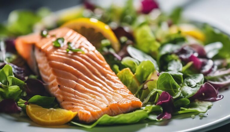 Sous Vide Citrus Infused Salmon Salad