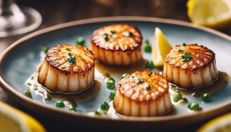 Sous Vide Seared Scallops With Lemon Butter