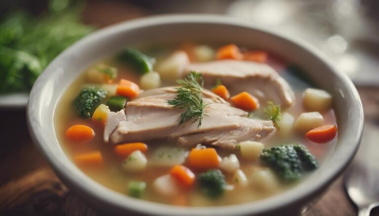 Sous Vide Chicken and Vegetable Soup