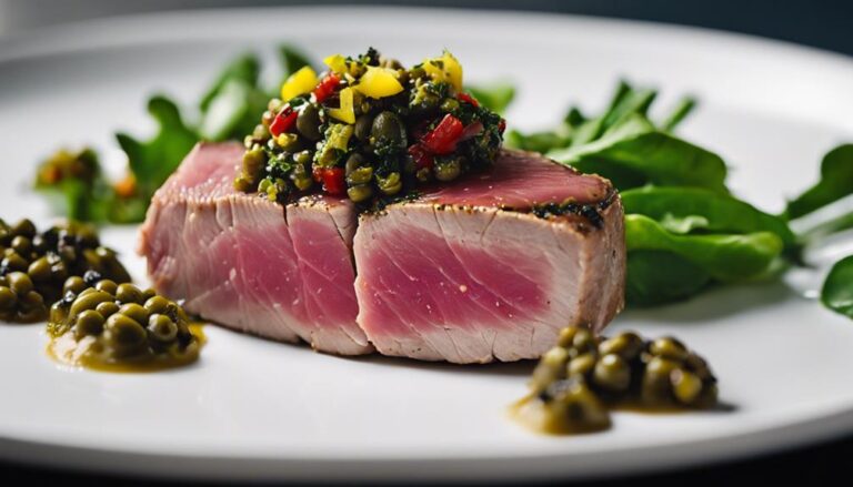 Sous Vide Tuna Steak With Olive Tapenade