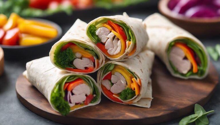 Sous Vide Turkey and Vegetable Wraps