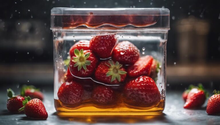 Sous Vide Honeyed Strawberries