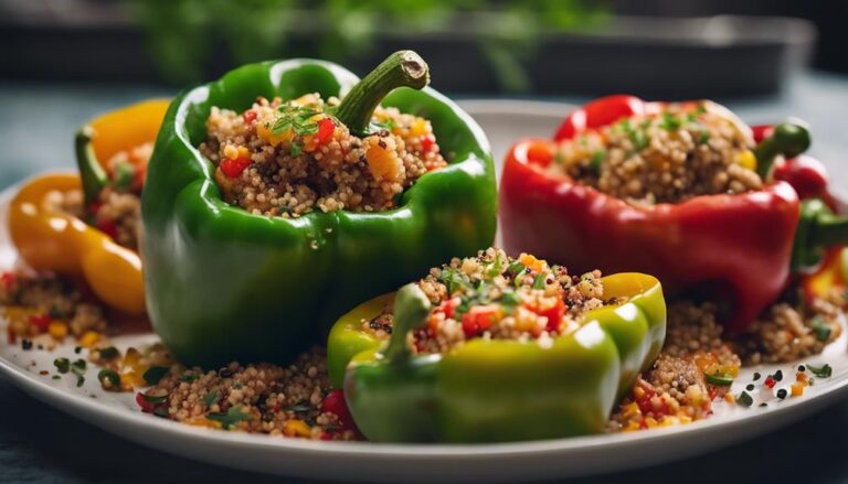 Dinner Sous Vide Stuffed Bell Peppers With Quinoa