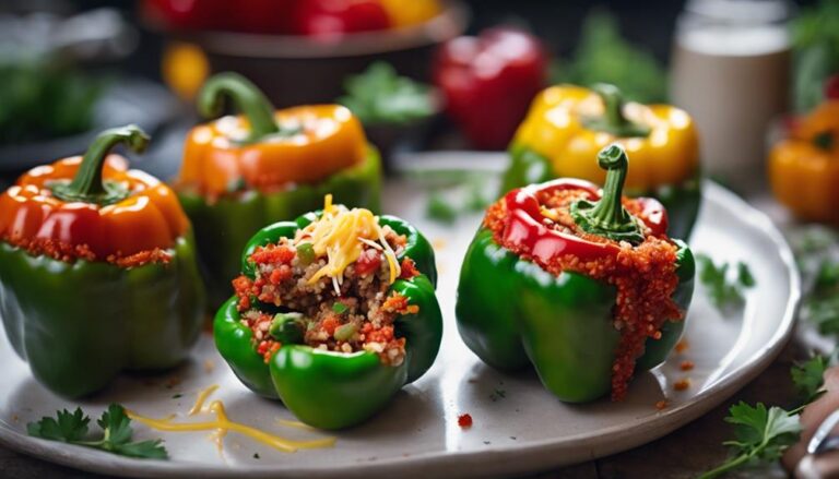 Sous Vide Stuffed Bell Peppers With Quinoa