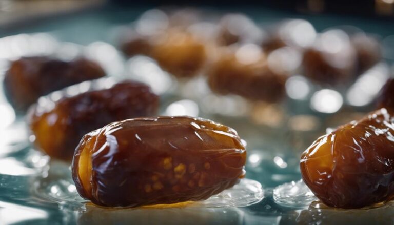 Sous Vide Almond Stuffed Dates