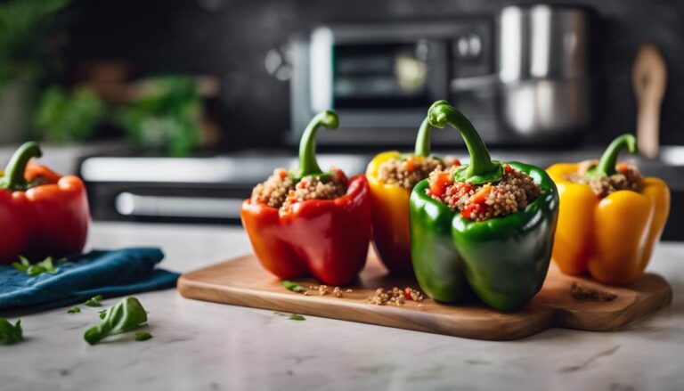 Sous Vide Quinoa Stuffed Peppers