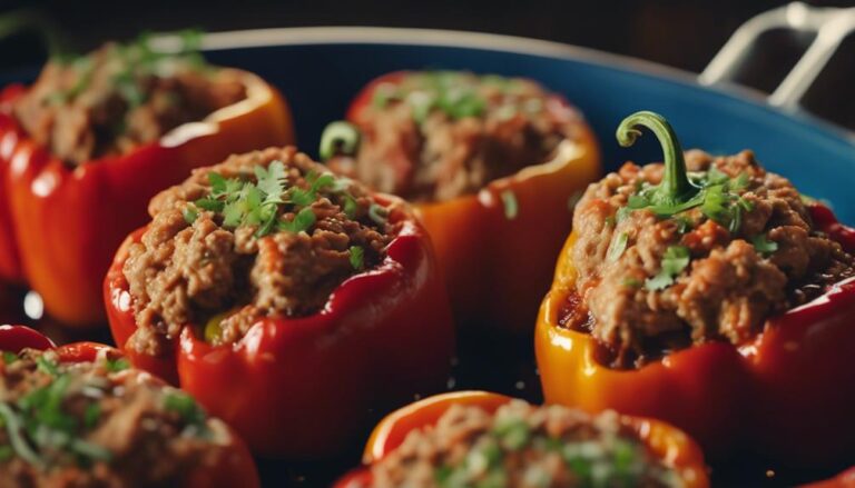 Sous Vide Stuffed Peppers With Ground Turkey