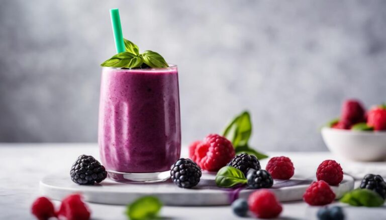 Sous Vide Berry and Basil Smoothie