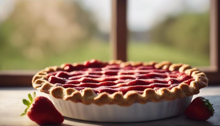 Local Strawberry Rhubarb Pie