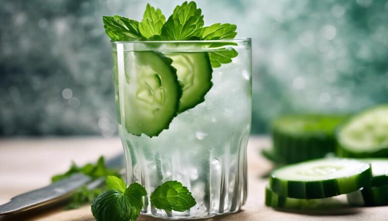 Sous Vide Cucumber Mint Cooler