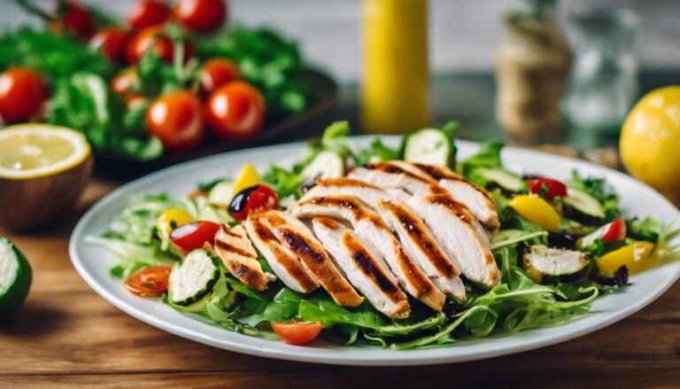 Grilled Chicken Salad With Lemon Vinaigrette