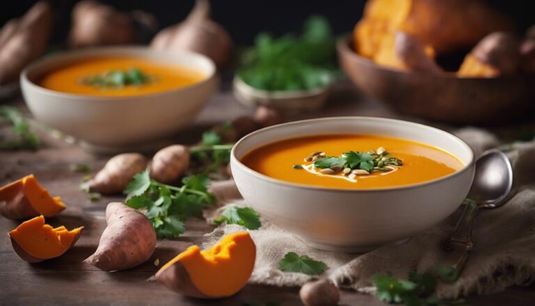 Sous Vide Sweet Potato and Ginger Soup