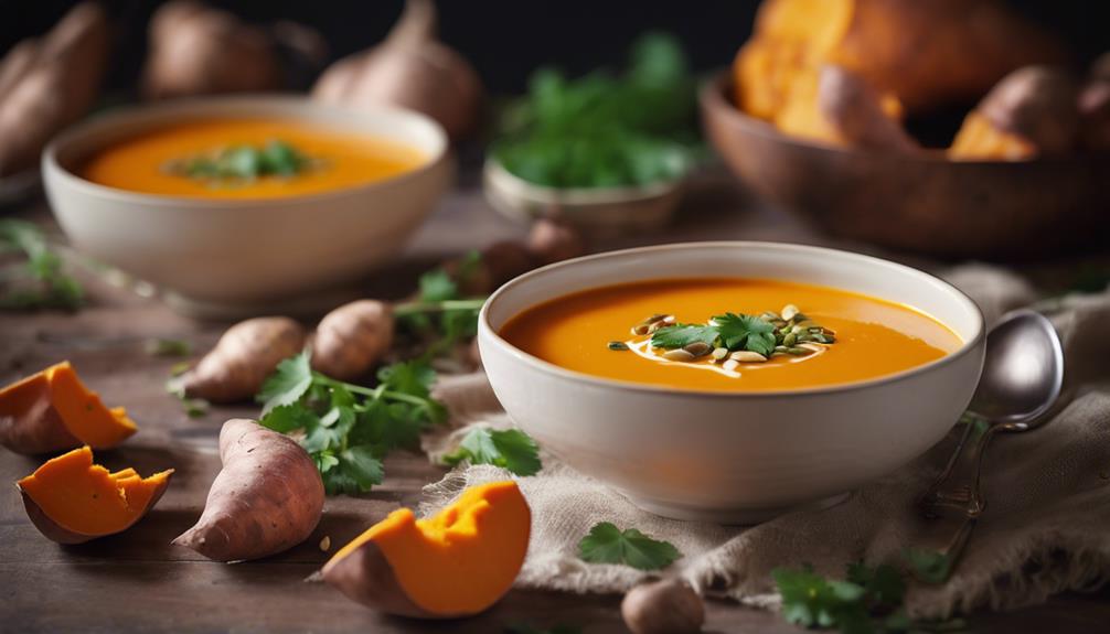 delicious sweet potato soup