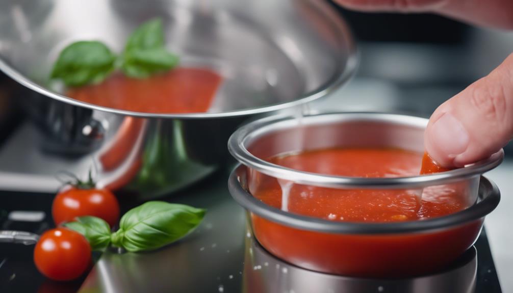 delicious tomato basil soup