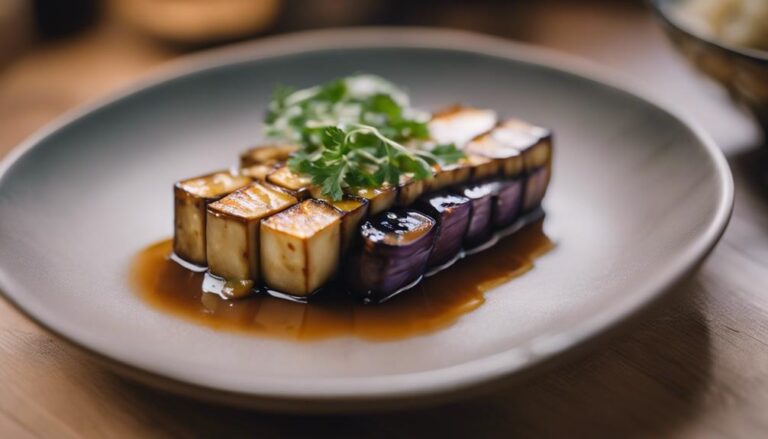 Sous Vide Miso Eggplant With Tofu