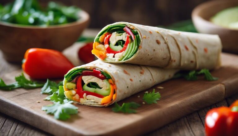 Harmonious Hummus Veggie Wrap