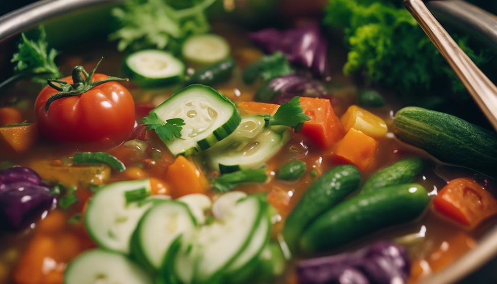 delicious vegetable minestrone soup