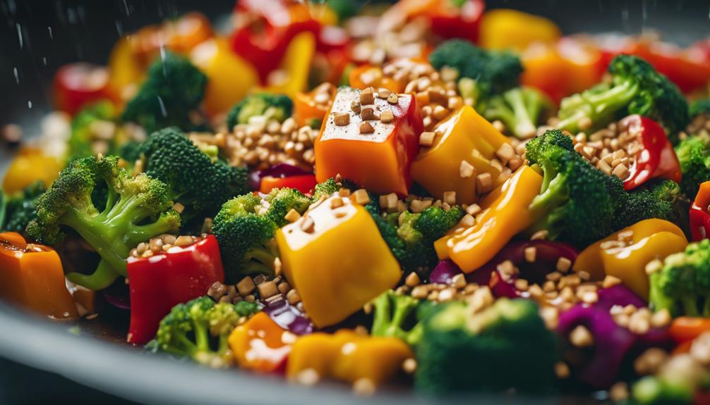 delicious vegetarian stir fry dish