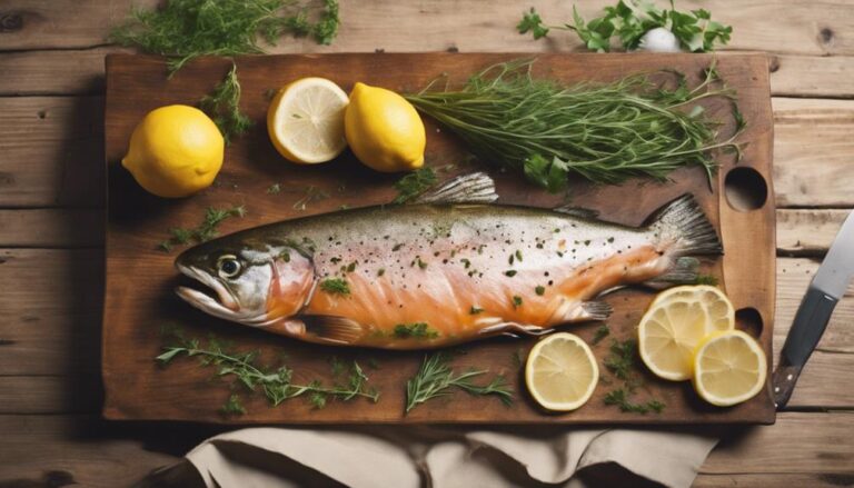 Baked Whole Trout With Herbs and Lemon