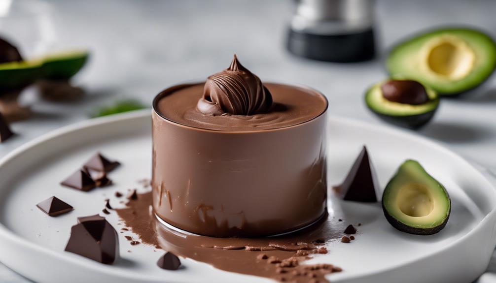 deliciously creamy chocolate dessert