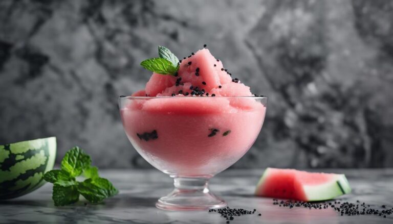 Sous Vide Watermelon Sorbet