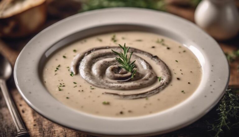 Sous Vide Cream of Mushroom Soup