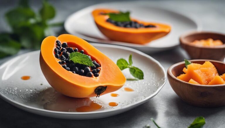 Perfectly Poached Papayas